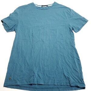 Greyson Mens Medium Blue Short Sleeve T Shirt Golf